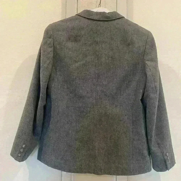 PENDLETON 100% Virgin Wool Gray Blazer Sz 16 - Worn only a few times - Picture 2 of 6